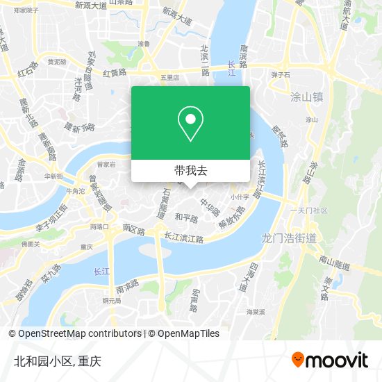 北和园小区地图