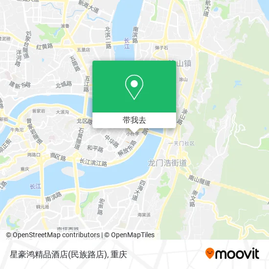 星豪鸿精品酒店(民族路店)地图