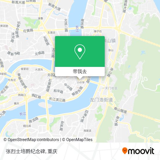 张烈士培爵纪念碑地图