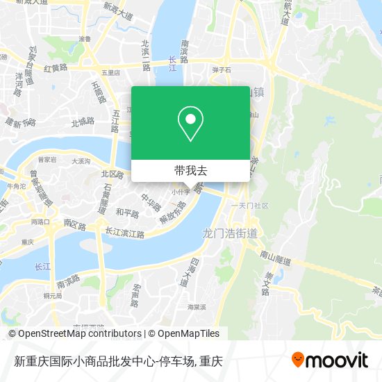 新重庆国际小商品批发中心-停车场地图
