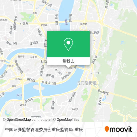 中国证券监督管理委员会重庆监管局地图