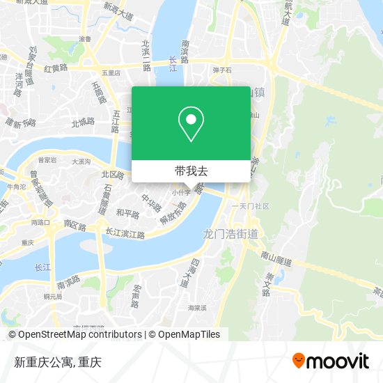 新重庆公寓地图