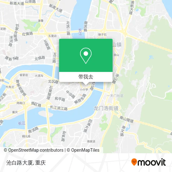 沧白路大厦地图