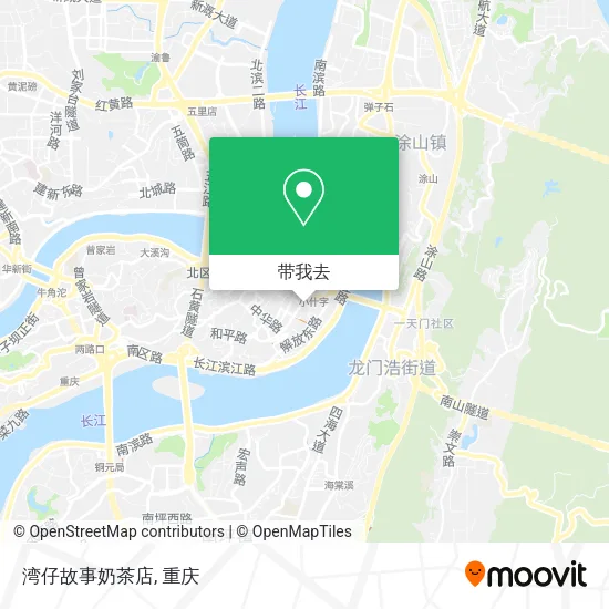 湾仔故事奶茶店地图