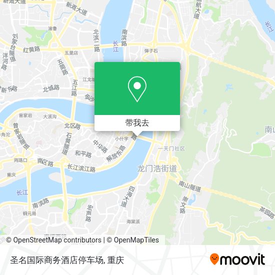 圣名国际商务酒店停车场地图