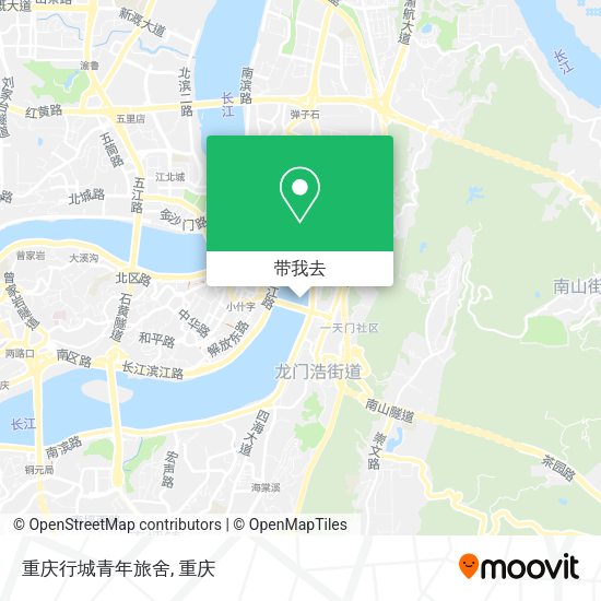 重庆行城青年旅舍地图