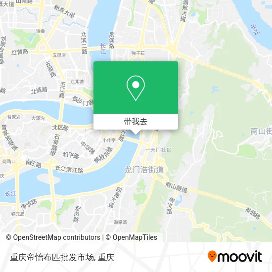 重庆帝怡布匹批发市场地图