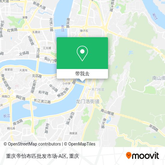 重庆帝怡布匹批发市场-A区地图
