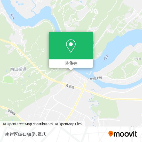 南岸区峡口镇委地图