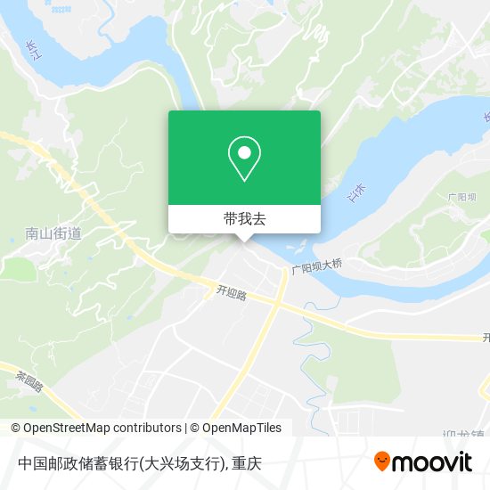 中国邮政储蓄银行(大兴场支行)地图