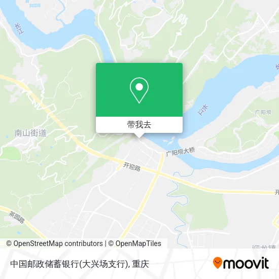 中国邮政储蓄银行(大兴场支行)地图