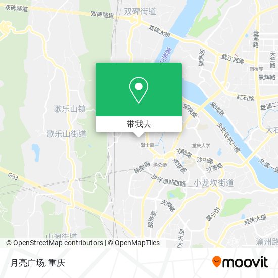 月亮广场地图