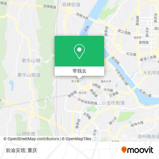 前渝宾馆地图