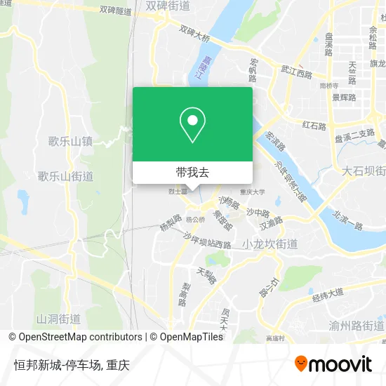 恒邦新城-停车场地图