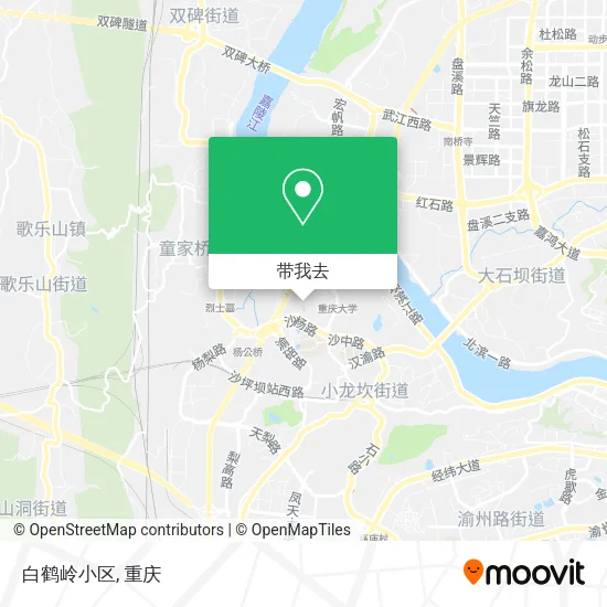 白鹤岭小区地图