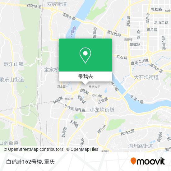 白鹤岭162号楼地图