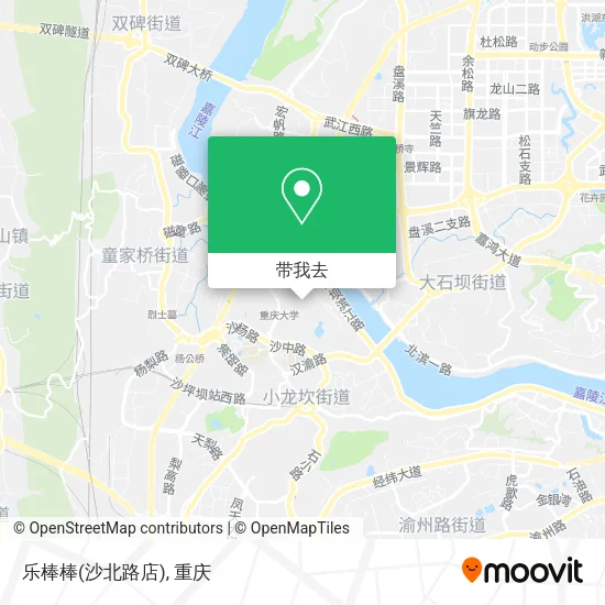 乐棒棒(沙北路店)地图
