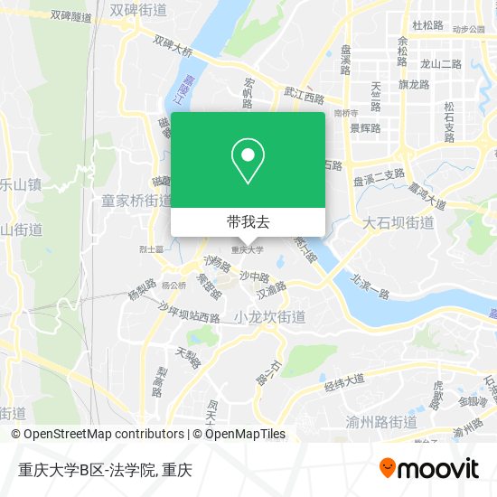 重庆大学B区-法学院地图