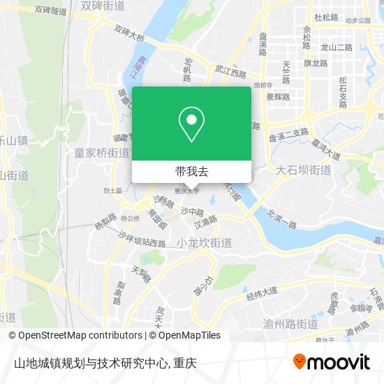 山地城镇规划与技术研究中心地图