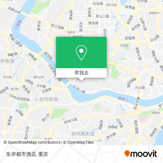 东岸都市酒店地图
