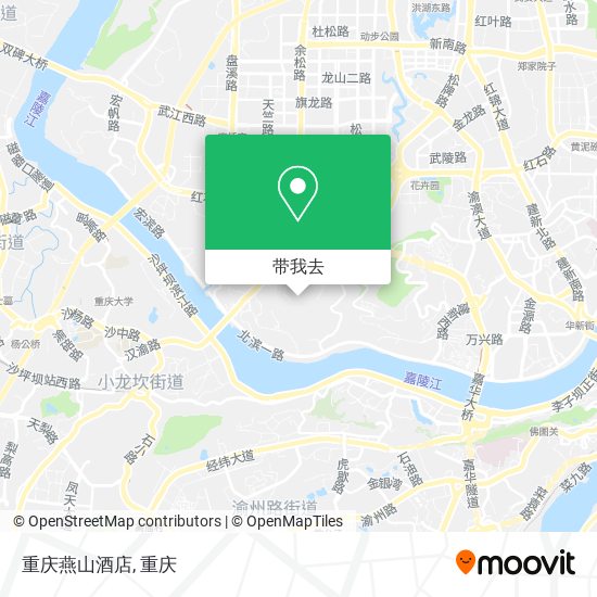 重庆燕山酒店地图