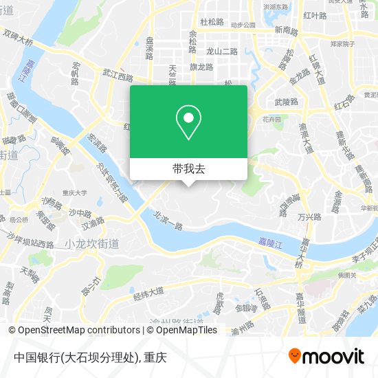 中国银行(大石坝分理处)地图