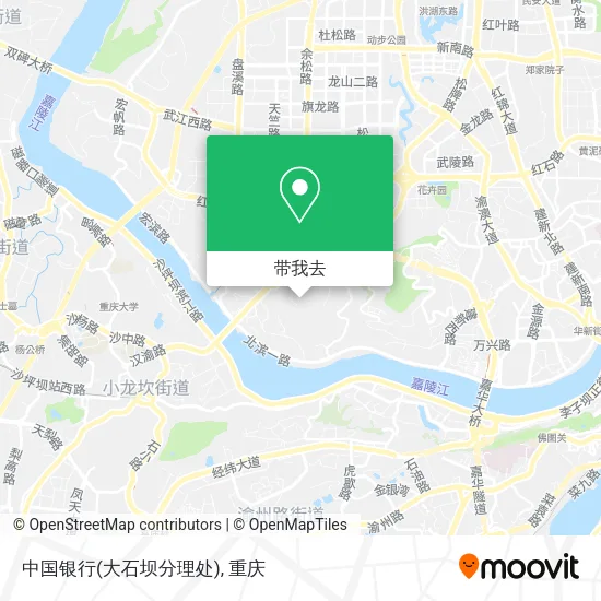 中国银行(大石坝分理处)地图