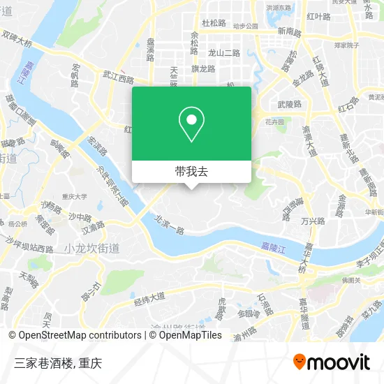 三家巷酒楼地图