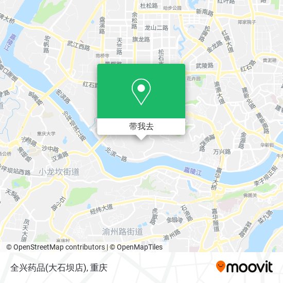 全兴药品(大石坝店)地图