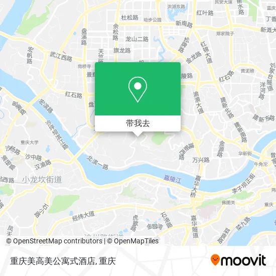 重庆美高美公寓式酒店地图