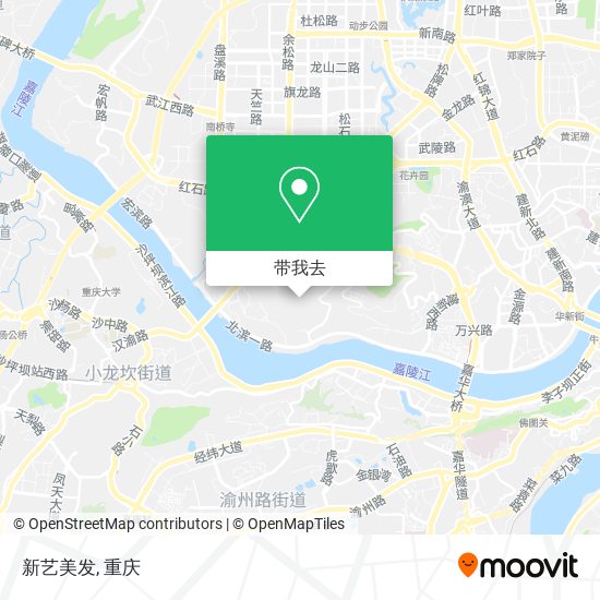 新艺美发地图