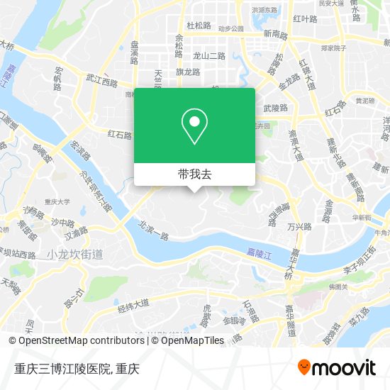 重庆三博江陵医院地图