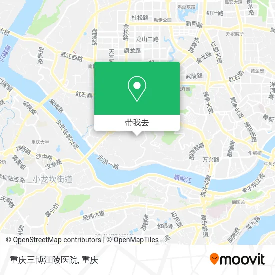重庆三博江陵医院地图