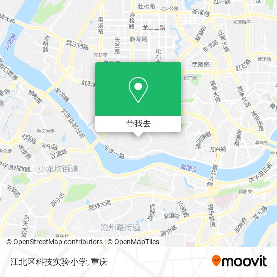 江北区科技实验小学地图