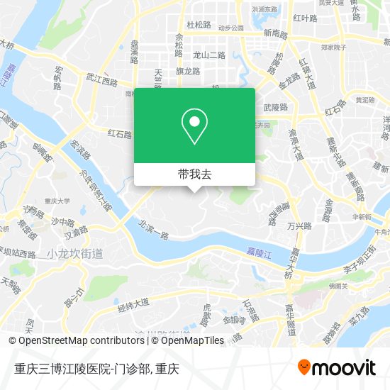 重庆三博江陵医院-门诊部地图
