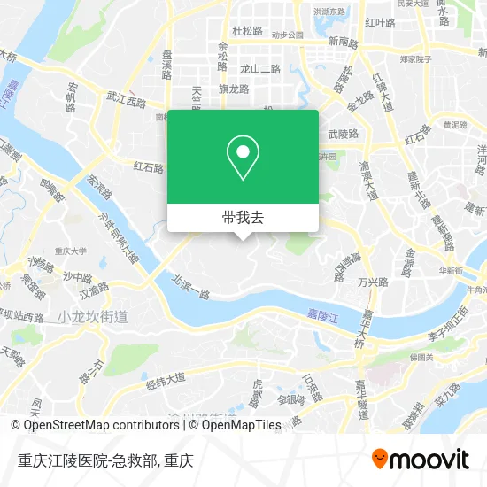 重庆江陵医院-急救部地图