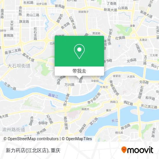 新力药店(江北区店)地图