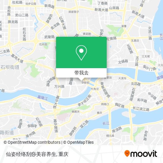 仙姿经络刮痧美容养生地图