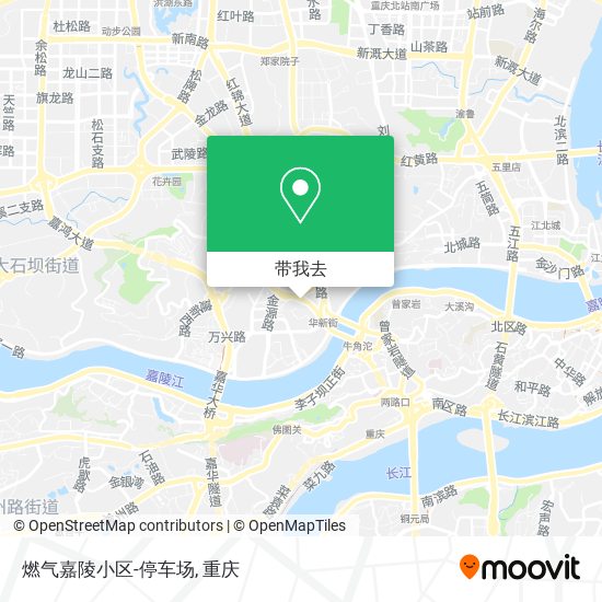 燃气嘉陵小区-停车场地图