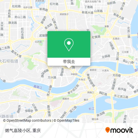 燃气嘉陵小区地图