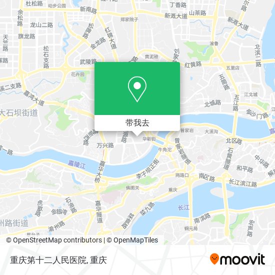 重庆第十二人民医院地图