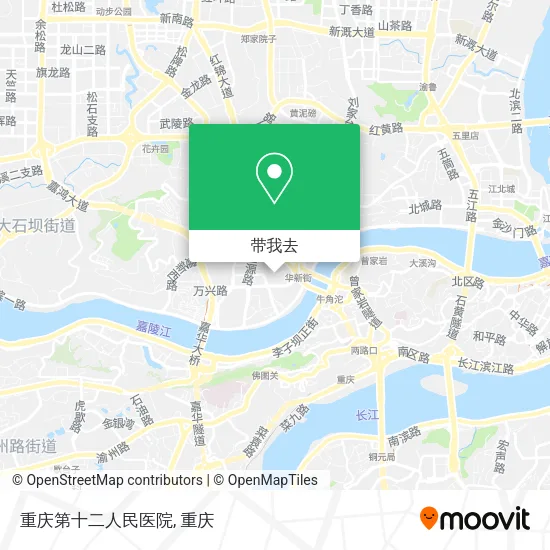 重庆第十二人民医院地图
