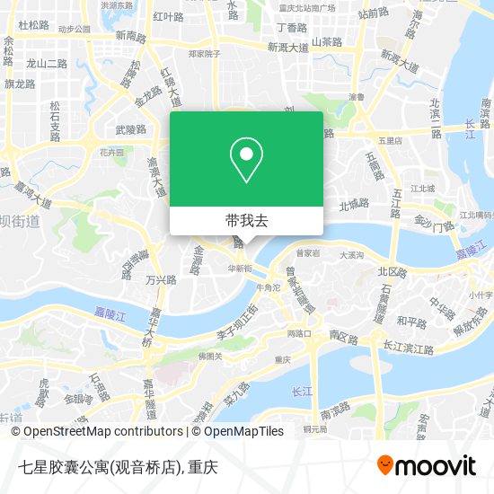 七星胶囊公寓(观音桥店)地图