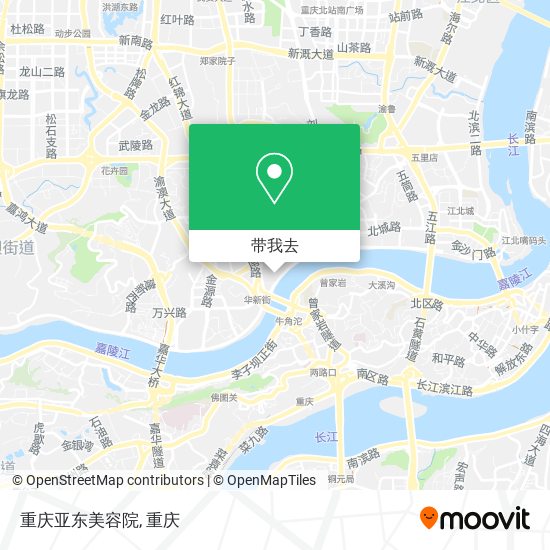重庆亚东美容院地图