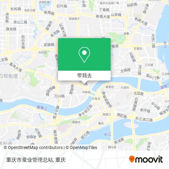 重庆市蚕业管理总站地图
