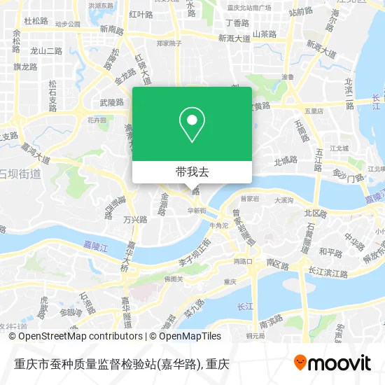 重庆市蚕种质量监督检验站(嘉华路)地图