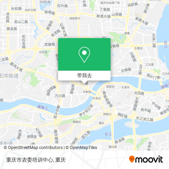 重庆市农委培训中心地图