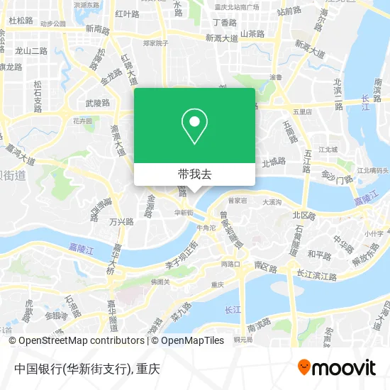 中国银行(华新街支行)地图