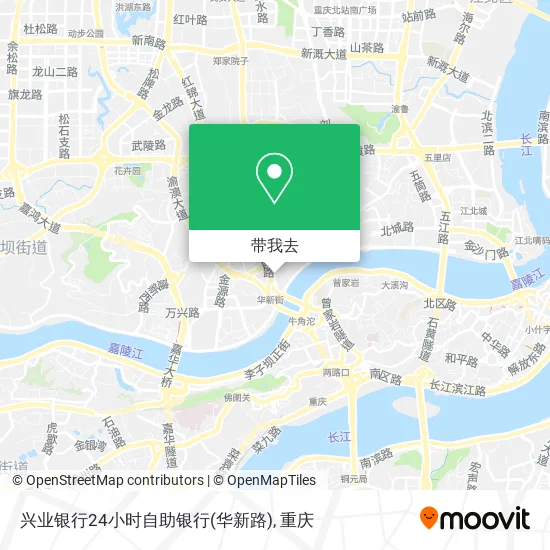 兴业银行24小时自助银行(华新路)地图