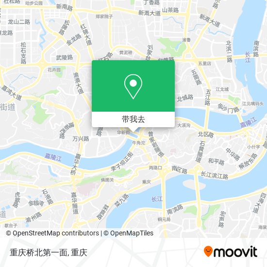重庆桥北第一面地图